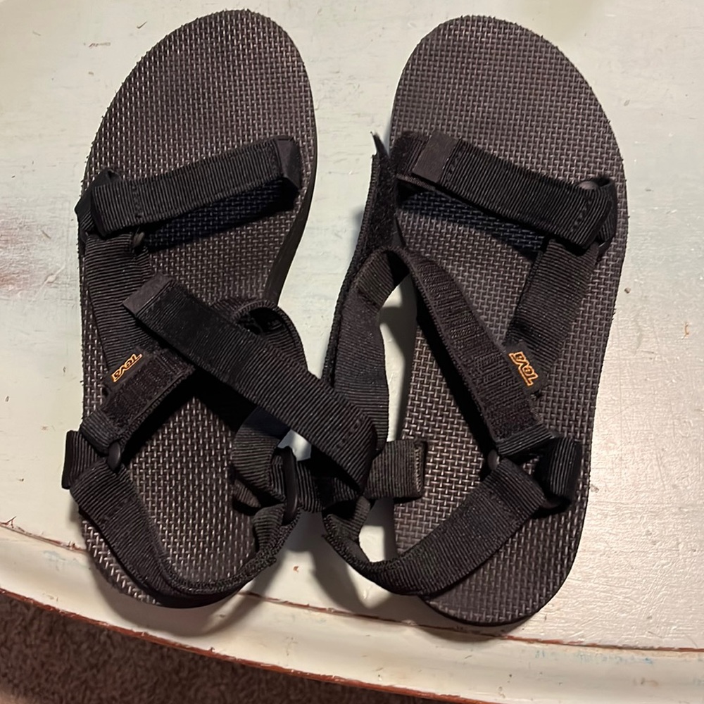 Like New Black Tevas